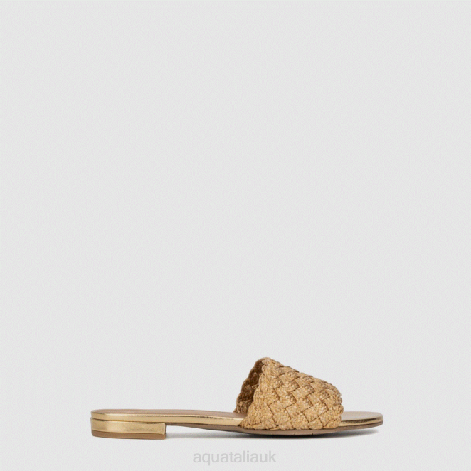 Shoe Women Aquatalia 860T198 TATIA NATURAL/GOLD